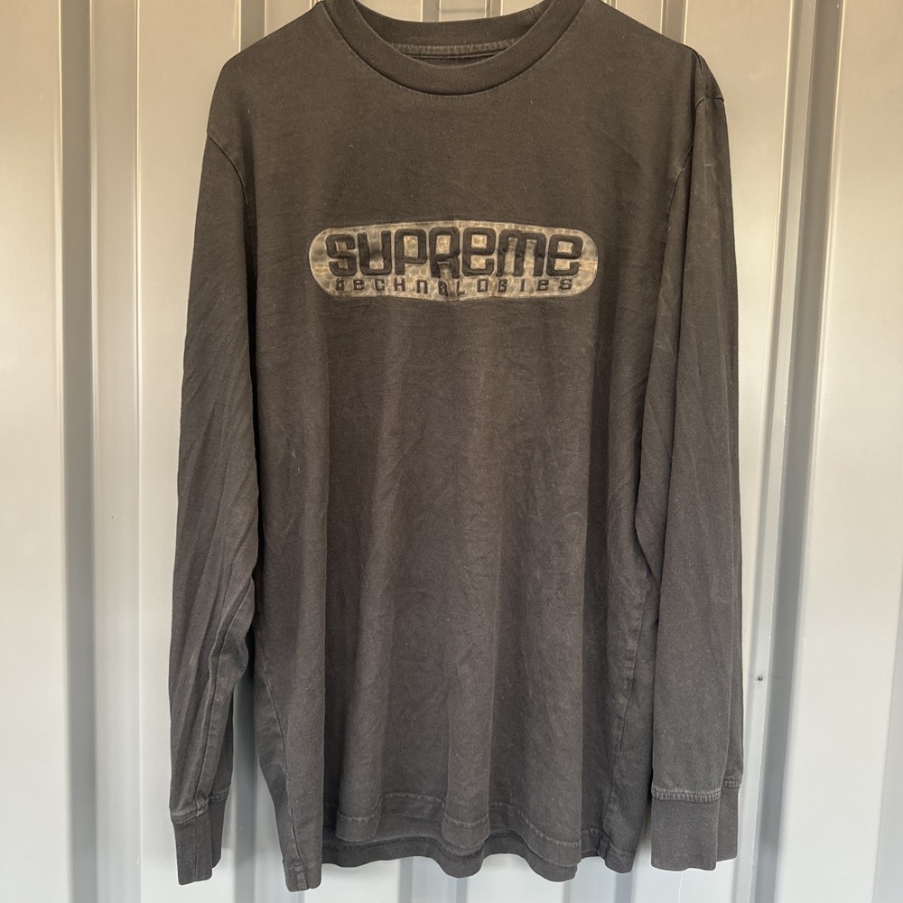 Supreme Long Sleeve Tech LS Technologies‎ Reflective Men's Shirt M